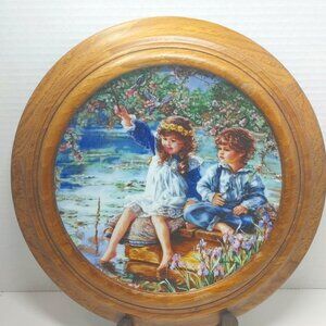 1991 Patience - Sandra Kuck Collector Plate Framed